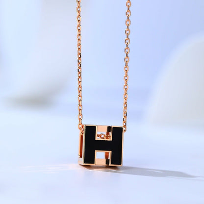 [RAFFINE]H CAGE PINK GOLD NECKLACE