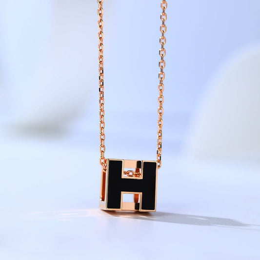 [RAFFINE]H CAGE PINK GOLD NECKLACE