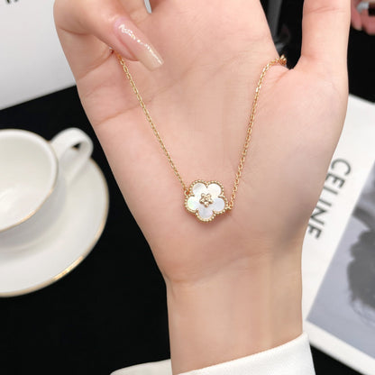 [RAFFINE]LUCKY SPRING ROSE GOLD MOP BRACELET
