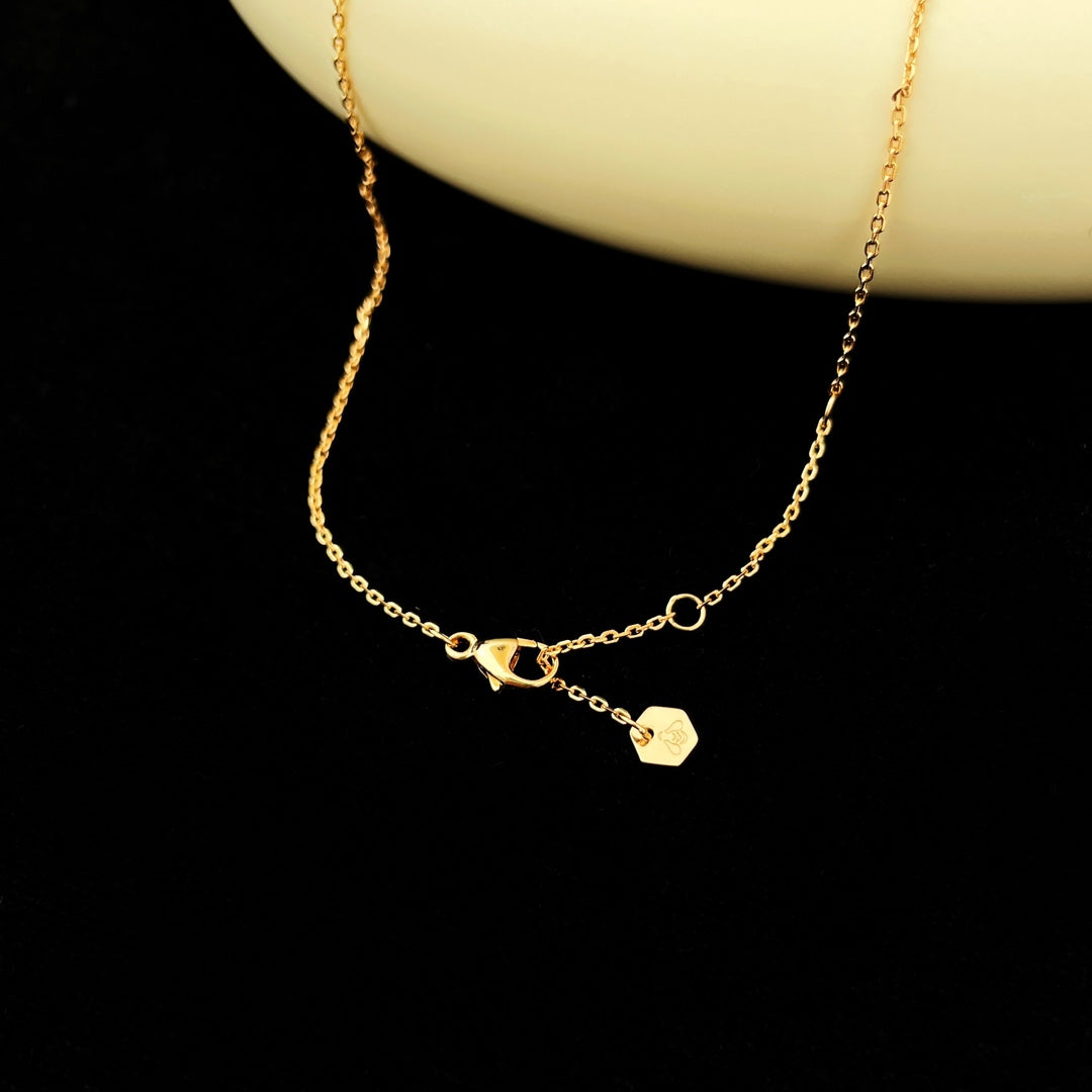 [RAFFINE]BEE MINI PEDANT DIAMOND NECKLACE