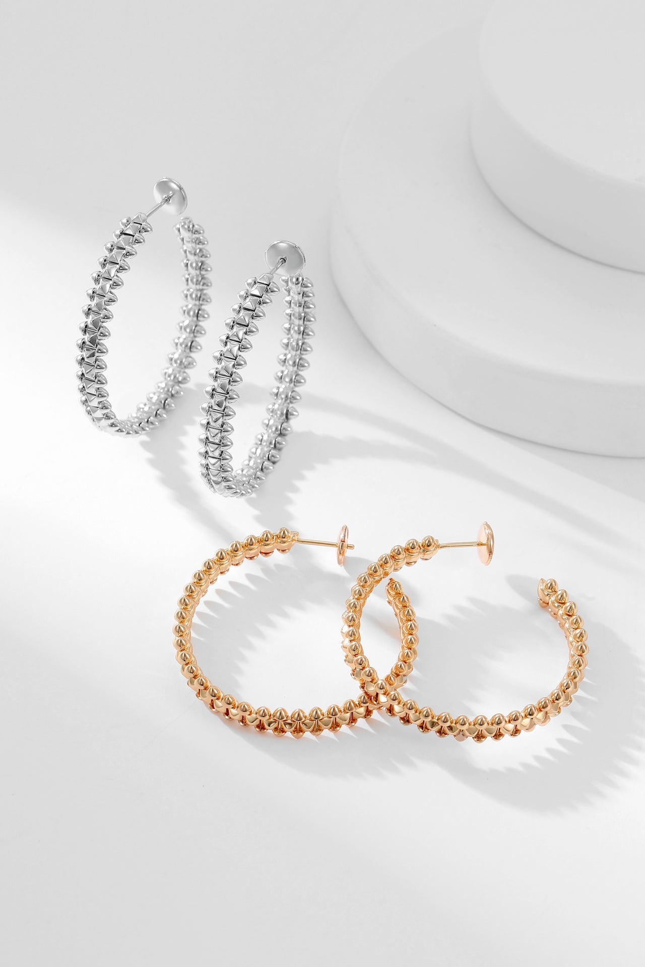 [RAFFINE]CLASH HOOP EARRINGS