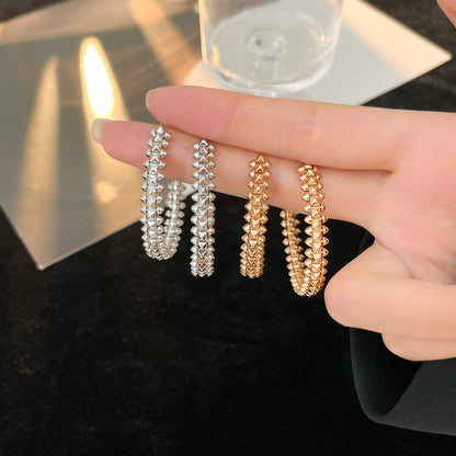 [RAFFINE]CLASH HOOP EARRINGS