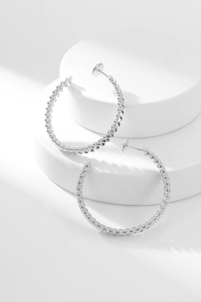 [RAFFINE]CLASH HOOP EARRINGS