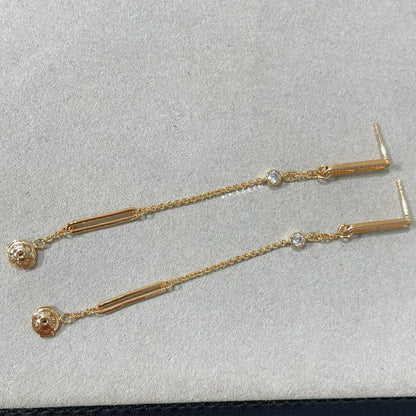 [RAFFINE]CHAINE CHAOS DIAMOND DROP EARRINGS