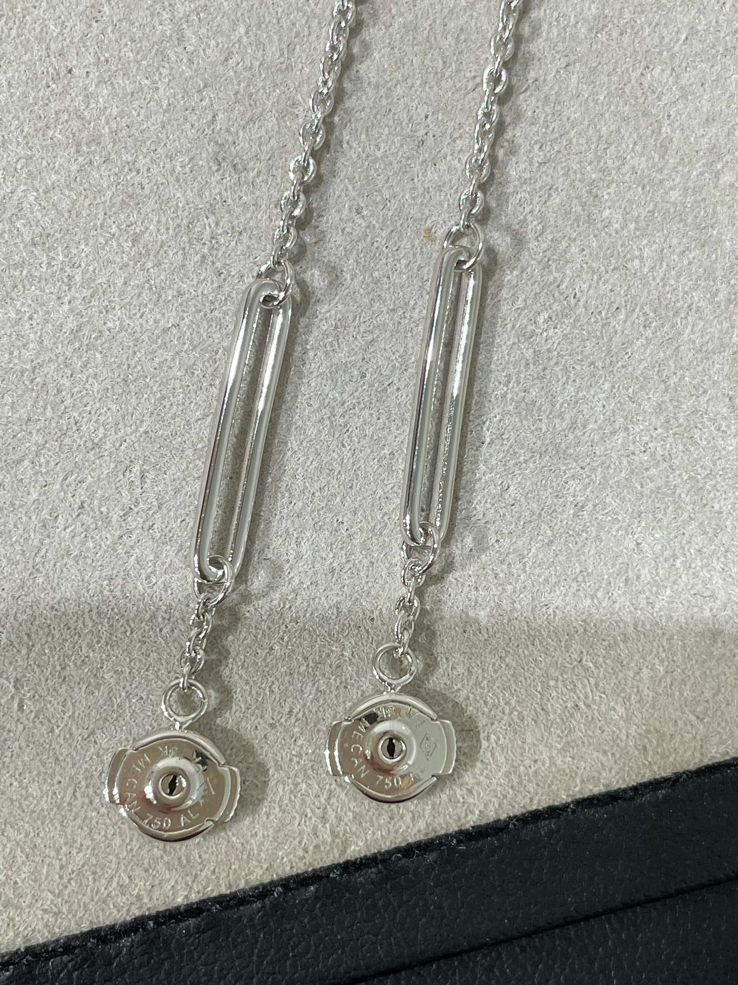 [RAFFINE]CHAINE CHAOS DIAMOND DROP EARRINGS