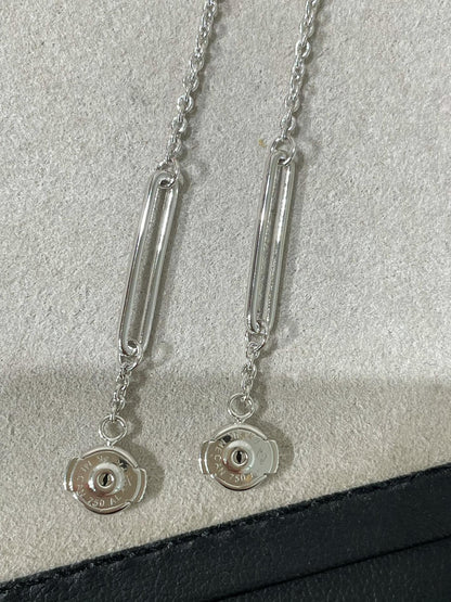 [RAFFINE]CHAINE CHAOS DIAMOND DROP EARRINGS