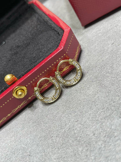 [RAFFINE]LOVE DIAMOND EARRINGS