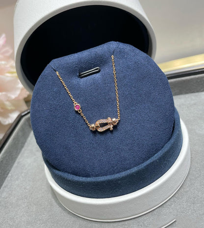 [RAFFINE]FORCE 10 DIAMOND CHAIN LINK PINK GOLD BRACELET