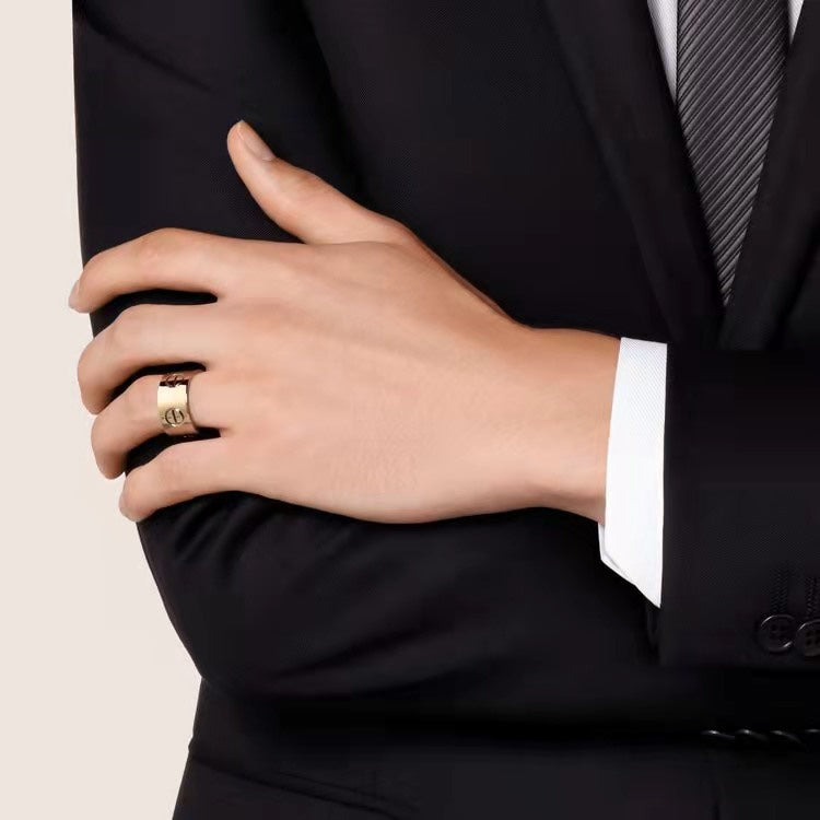 [RAFFINE]LOVE 11MM LARGE RING