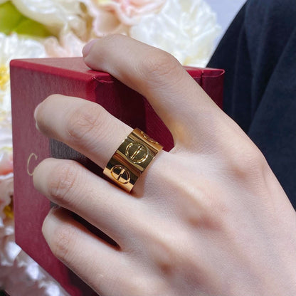 [RAFFINE]LOVE 11MM LARGE RING