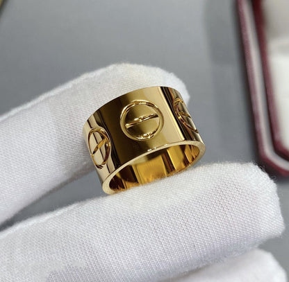 [RAFFINE]LOVE 11MM LARGE RING