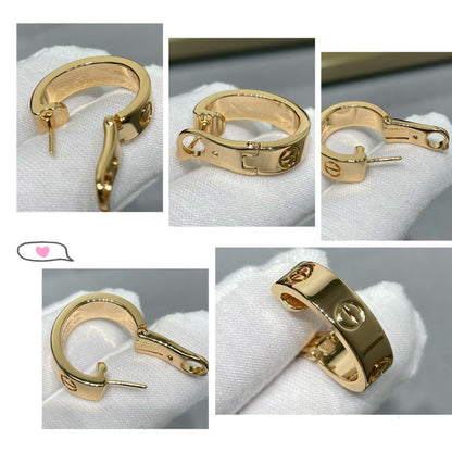 [RAFFINE]LOVE 5.5MM EARRINGS