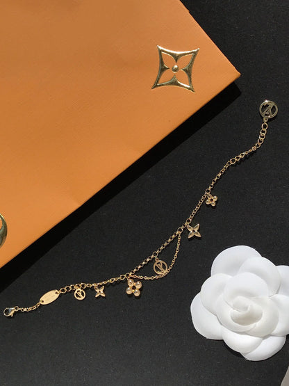 [RAFFINE]BLOOMING PINK GOLD MOP BRACELET