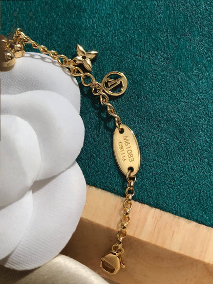 [RAFFINE]BLOOMING PINK GOLD MOP BRACELET