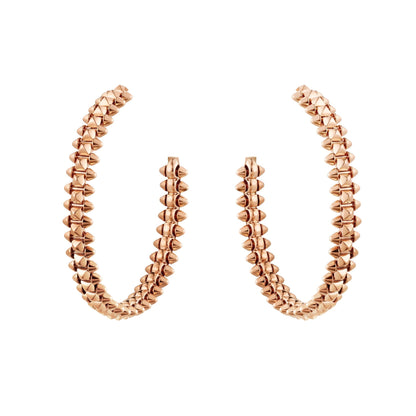 [RAFFINE]CLASH LARGE HOOP EARRINGS