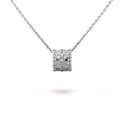 [RAFFINE]PERLEE PEDANT SIVLER DIAMOND NECKLACE