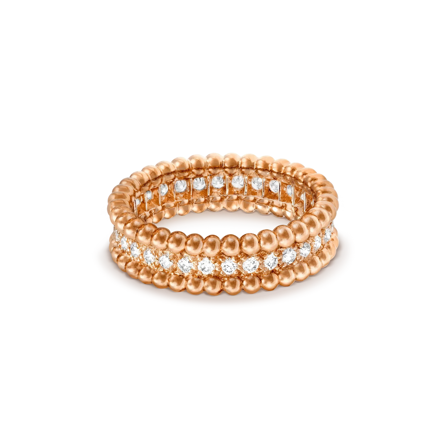 [RAFFINE]PERLEE DIAMOND ROSE GOLD RING