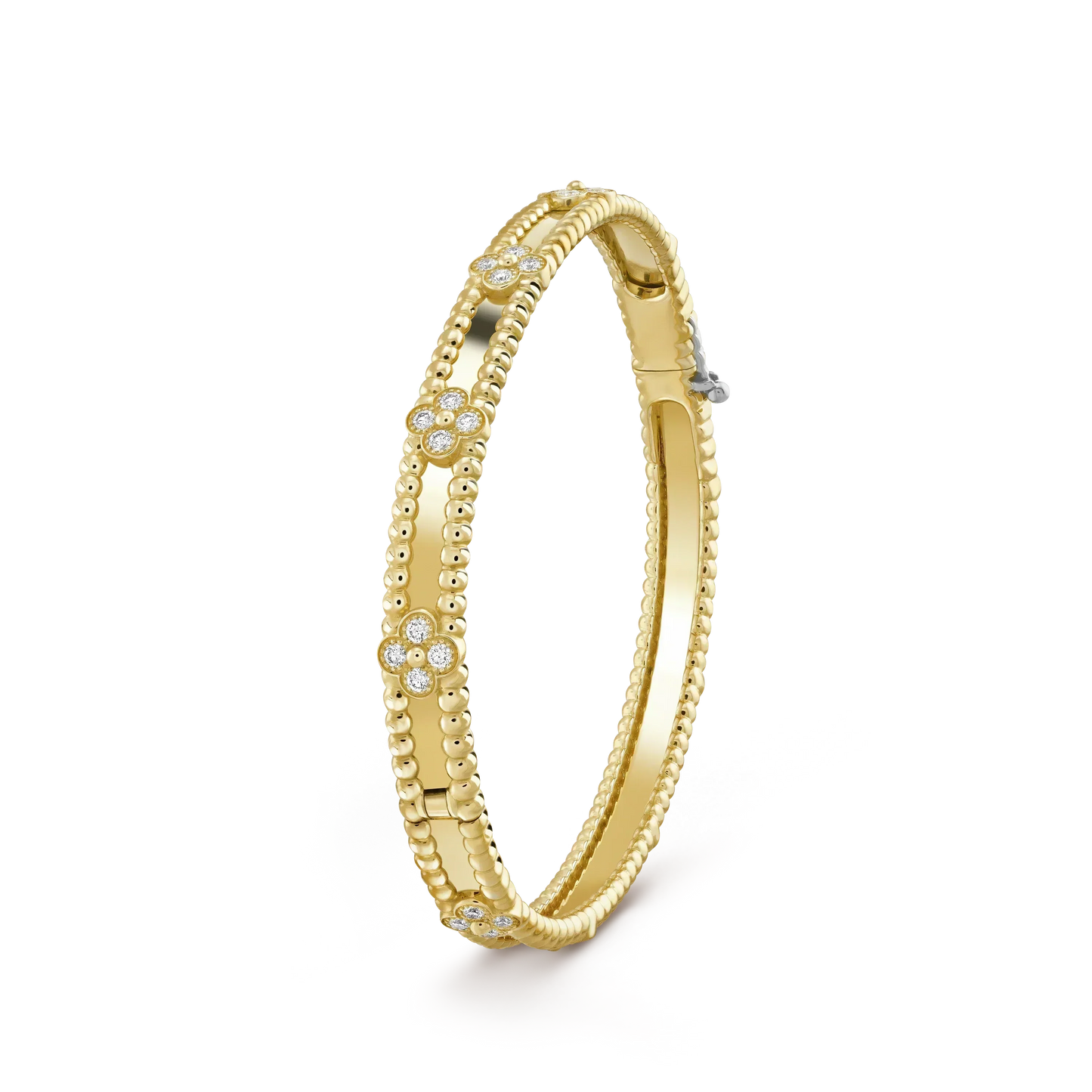 [RAFFINE]CLOVER BRACELET 4MM DIAMONDS