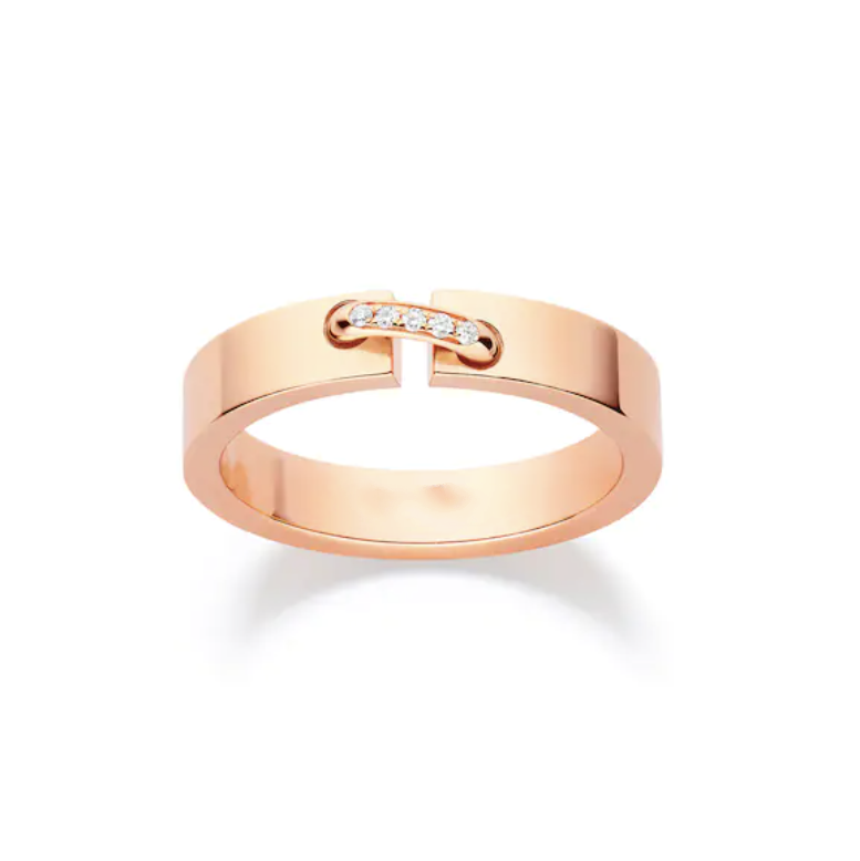 [RAFFINE]ALLIANCE LIENS VIDENCE DIAMOND 4MM RING