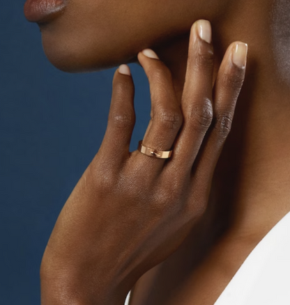 [RAFFINE]ALLIANCE LIENS VIDENCE 4MM RING