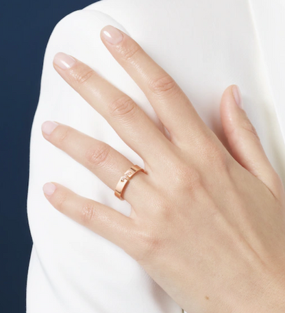 [RAFFINE]ALLIANCE LIENS VIDENCE DIAMOND 4MM RING