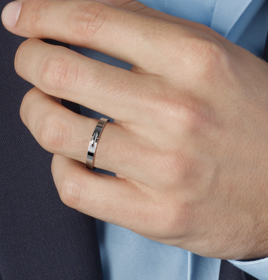[RAFFINE]ALLIANCE LIENS VIDENCE 3MM RING