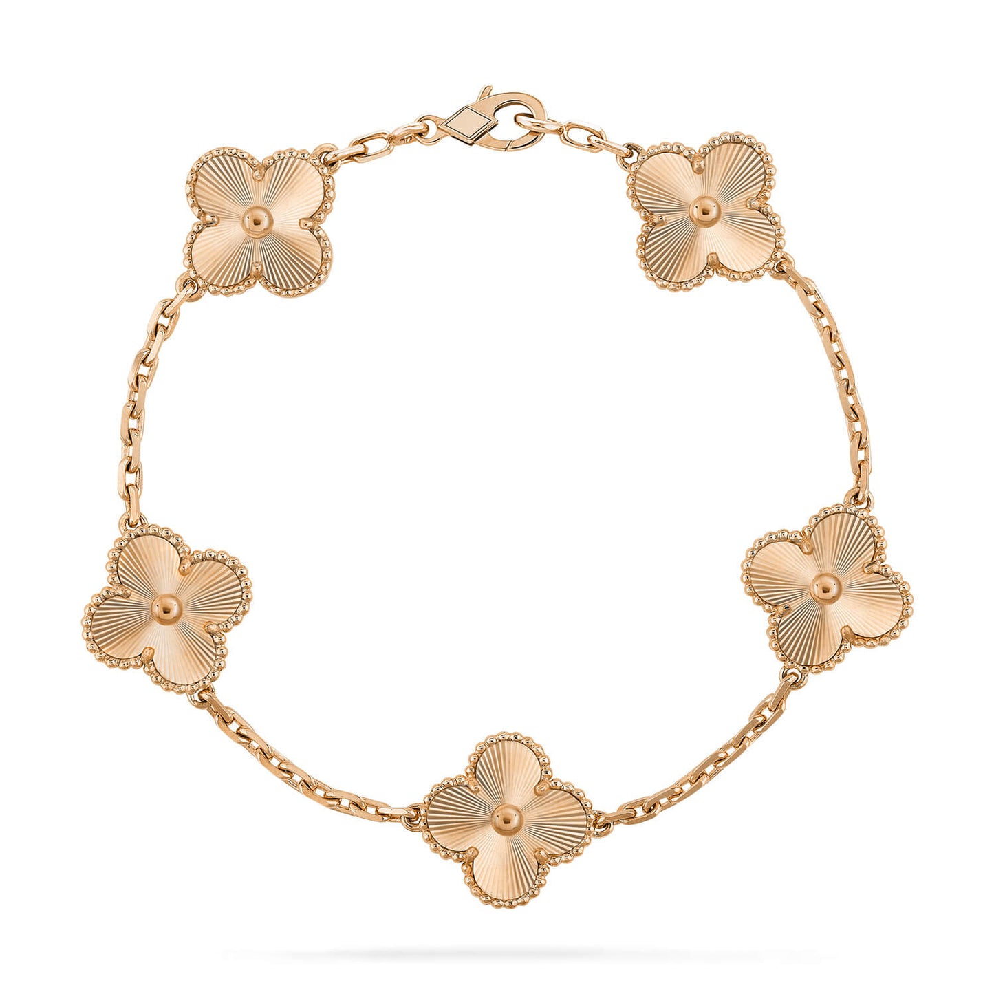 [RAFFINE] CLOVER 5 MOTIF LASER BRACELET COLLECTION
