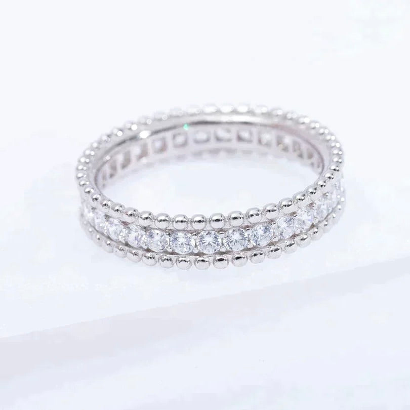 [RAFFINE]PERLEE DIAMOND SILVER RING