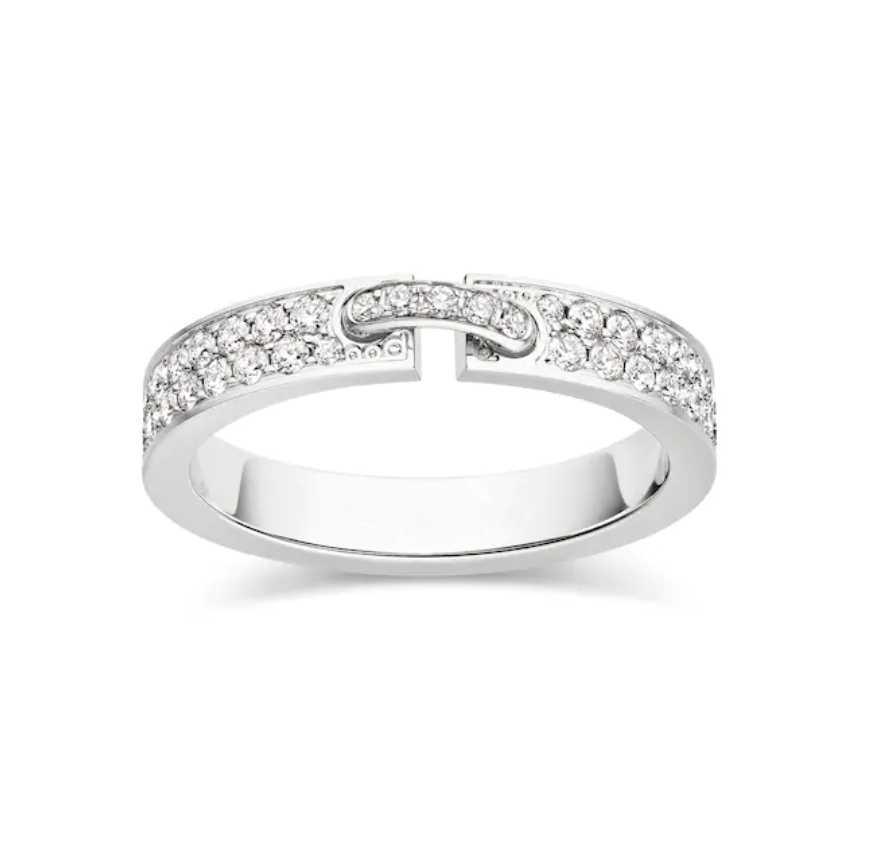 [RAFFINE]ALLIANCE LIENS VIDENCE PAVED DIAMOND 4MM RING
