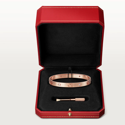 [RAFFINE]LOVE BRACELET 6.1MM 4 DIAMONDS