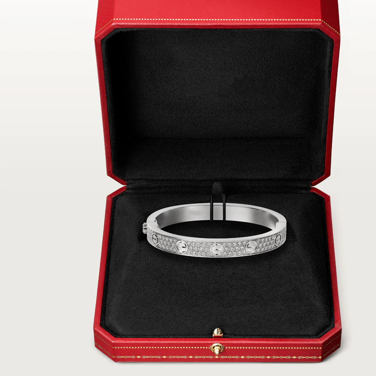 [RAFFINE]LOVE BRACELET 6.1MM DIAMOND-PAVED