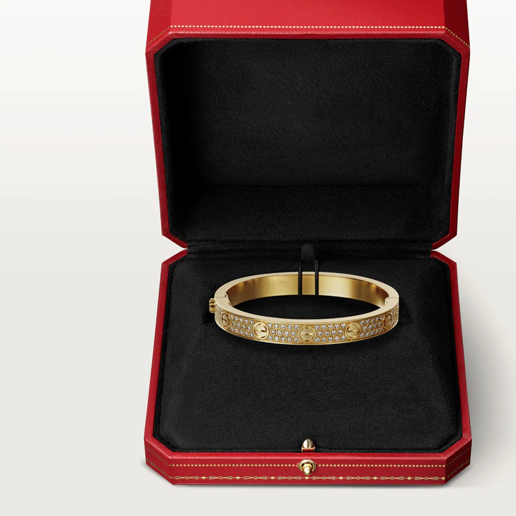[RAFFINE]LOVE BRACELET 6.1MM DIAMOND-PAVED