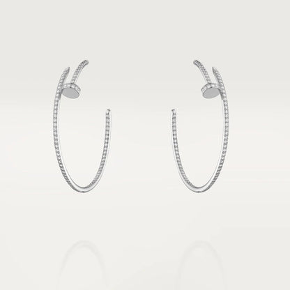 [RAFFINE]JUSTE EARRINGS FULL DIAMONDS 1.8MM