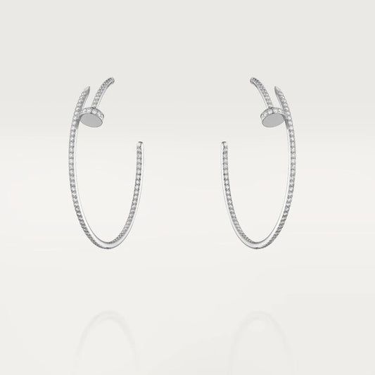 [RAFFINE]JUSTE EARRINGS FULL DIAMONDS 1.8MM
