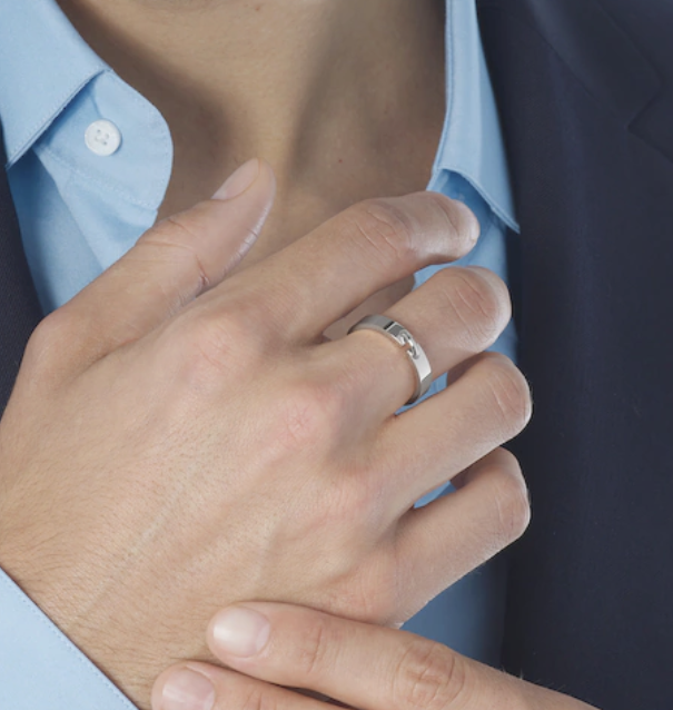 [RAFFINE]ALLIANCE LIENS VIDENCE 4MM RING