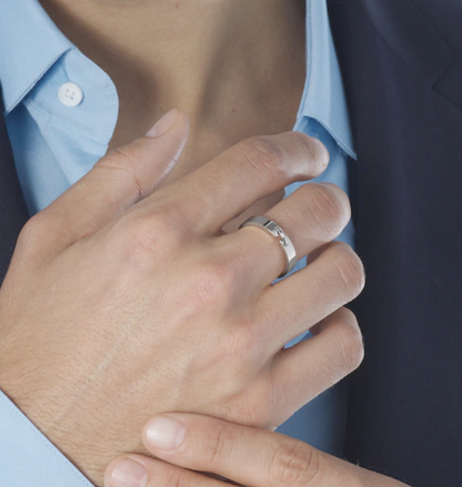 [RAFFINE]ALLIANCE LIENS VIDENCE 4MM RING
