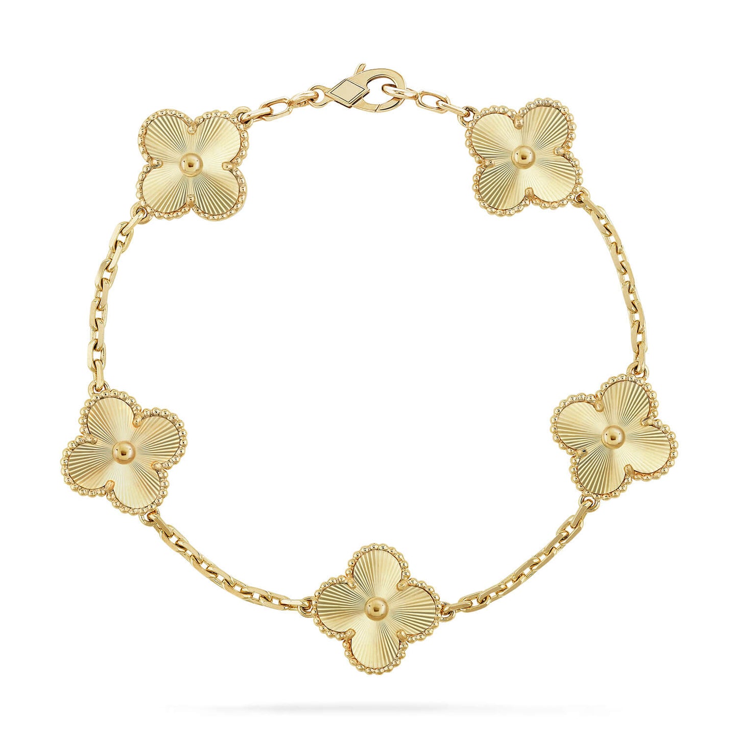 [RAFFINE] CLOVER 5 MOTIF LASER BRACELET COLLECTION