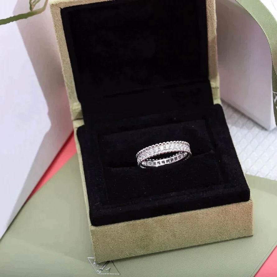 [RAFFINE]PERLEE DIAMOND SILVER RING