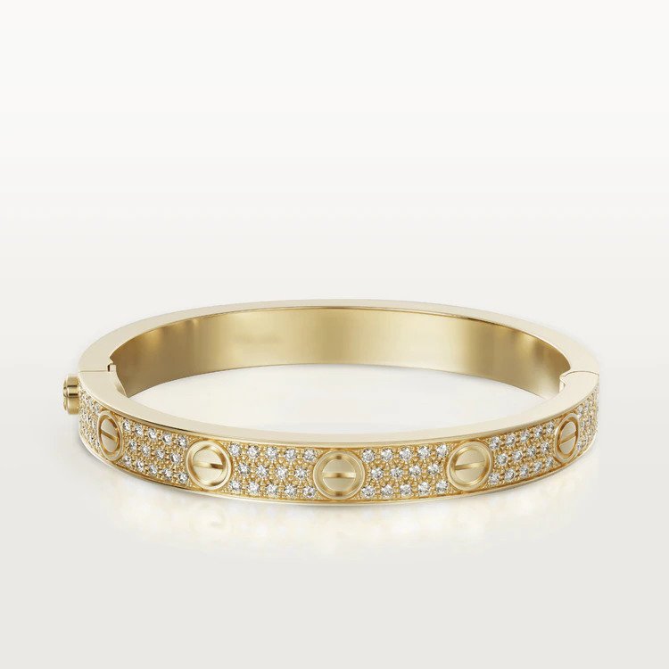 [RAFFINE]LOVE BRACELET 6.1MM DIAMOND-PAVED