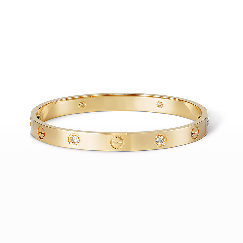 [RAFFINE]LOVE BRACELET 6.1MM 4 DIAMONDS