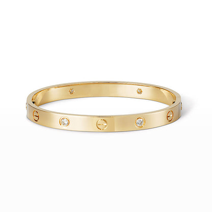 [RAFFINE]LOVE BRACELET 6.1MM 4 DIAMONDS
