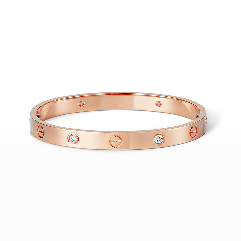 [RAFFINE]LOVE BRACELET 6.1MM 4 DIAMONDS