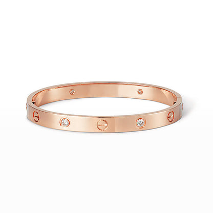 [RAFFINE]LOVE BRACELET 6.1MM 4 DIAMONDS