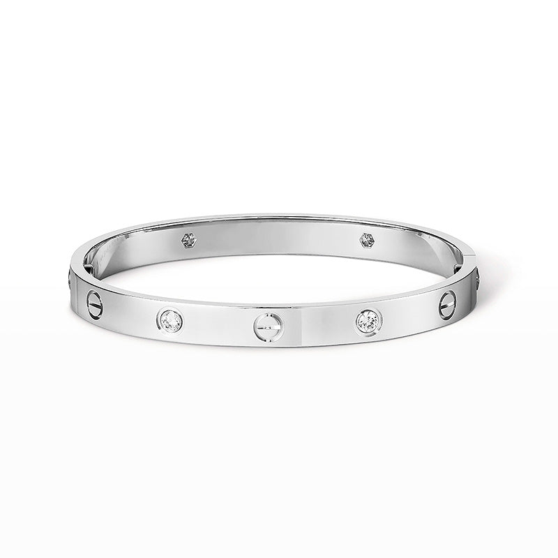 [RAFFINE]LOVE BRACELET 6.1MM 4 DIAMONDS