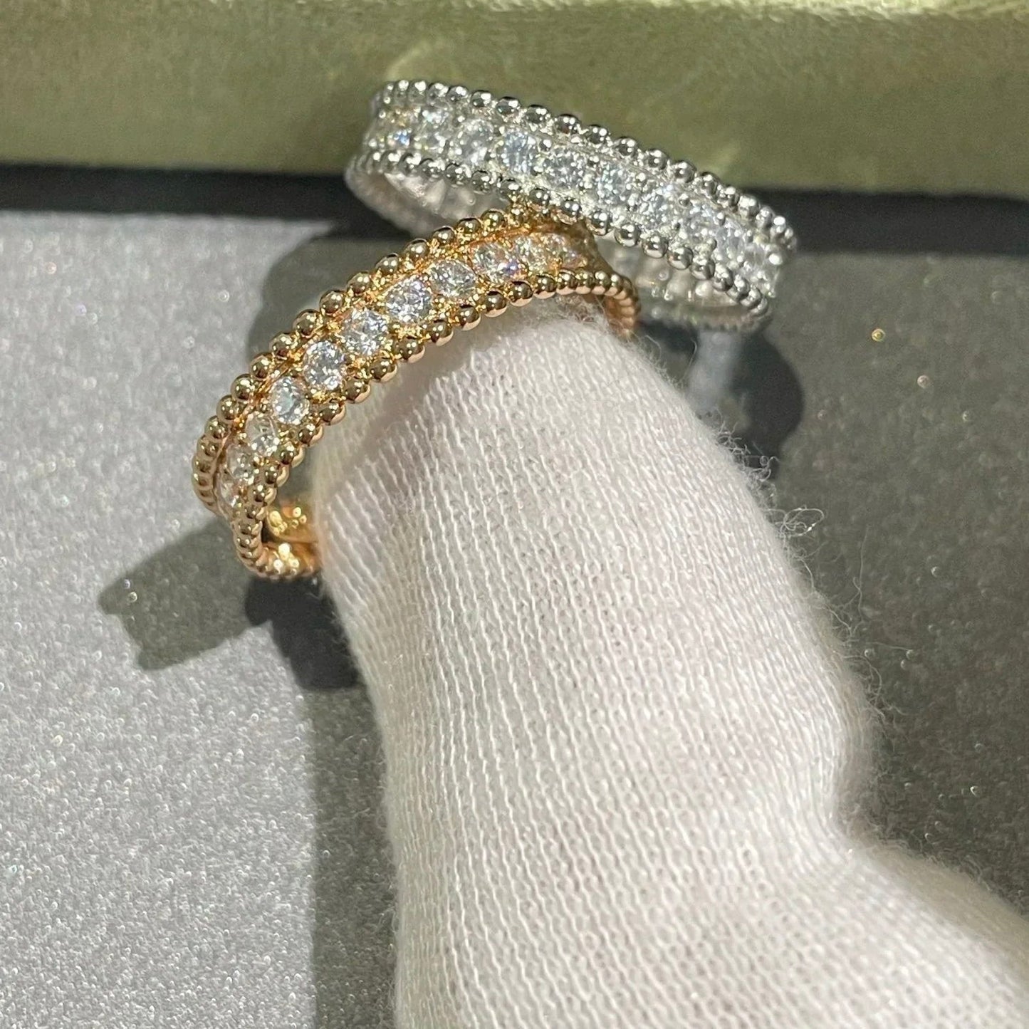 [RAFFINE]PERLEE DIAMOND SILVER RING
