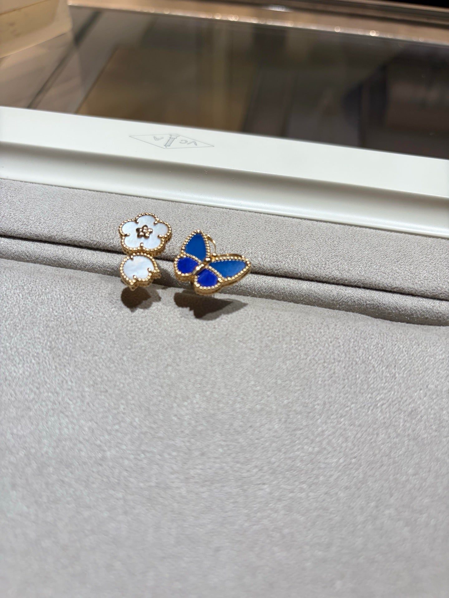 [RAFFINE]LUCKY SPRING BUTTERFLY OPEN-FACE RINGS