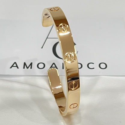 [RAFFINE]LOVE BRACELET 6.1MM OPEN CUFF