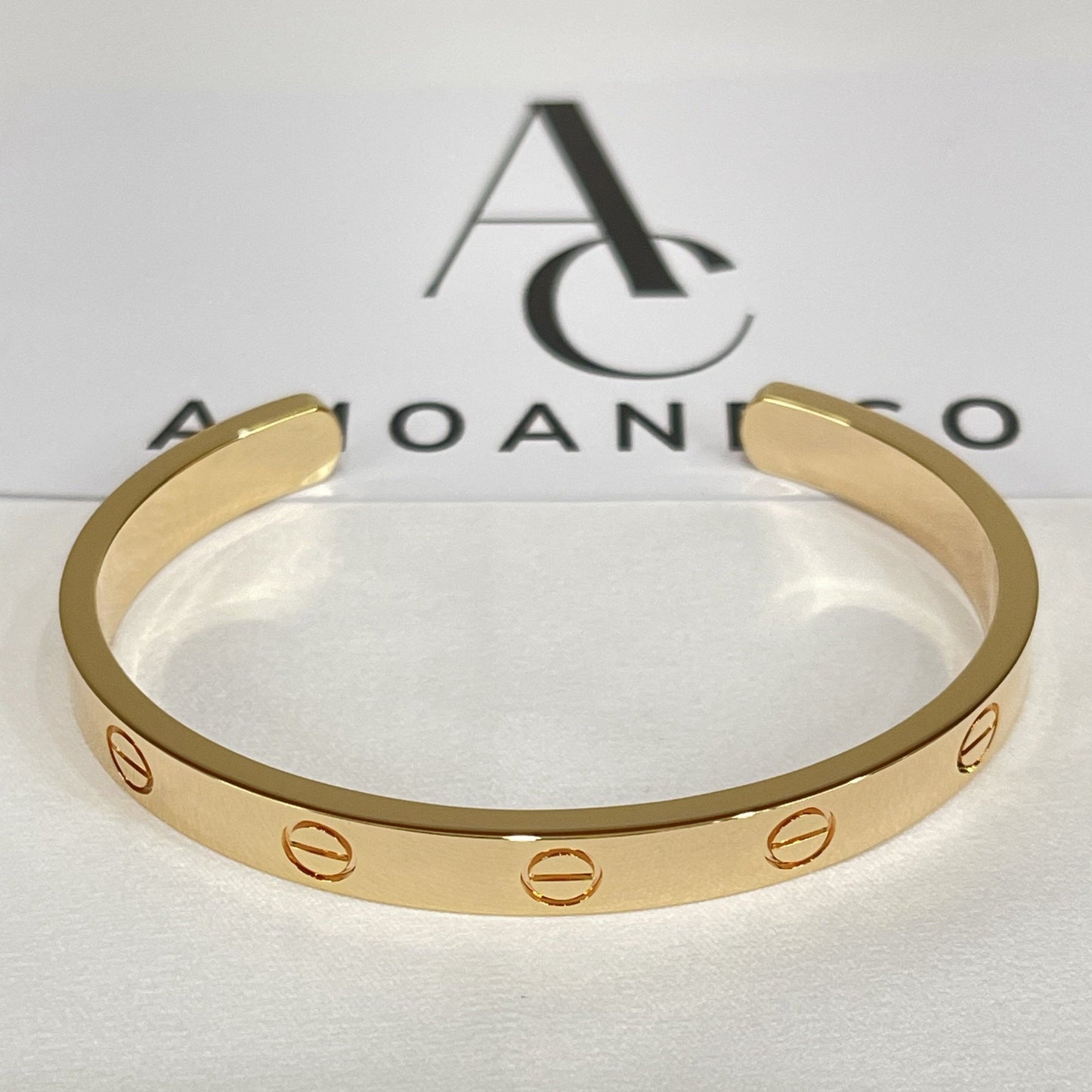 [RAFFINE]LOVE BRACELET 6.1MM OPEN CUFF