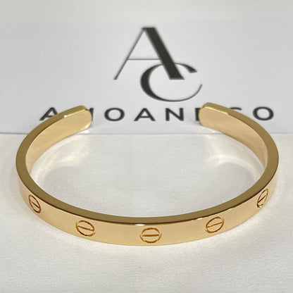 [RAFFINE]LOVE BRACELET 6.1MM OPEN CUFF