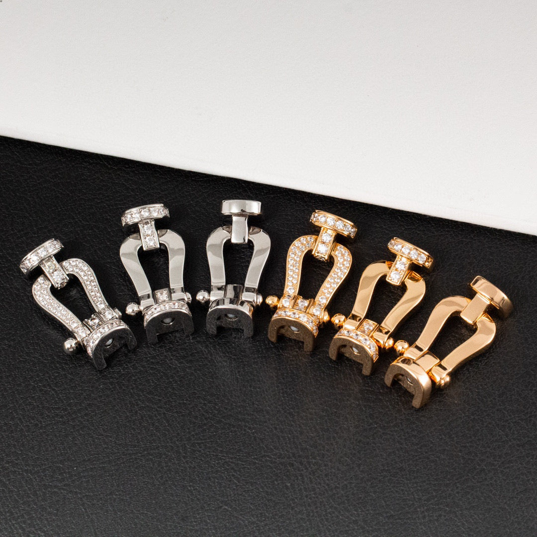 [RAFFINE]FORCE LARGE HORSESHOE NO DIAMOND BRACELET SILVER